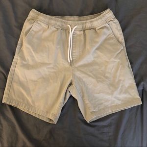 Men’s Khaki Drawstring Shorts